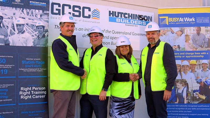 BUSY backs Hutchies in building Indigenous careers in the construction industry